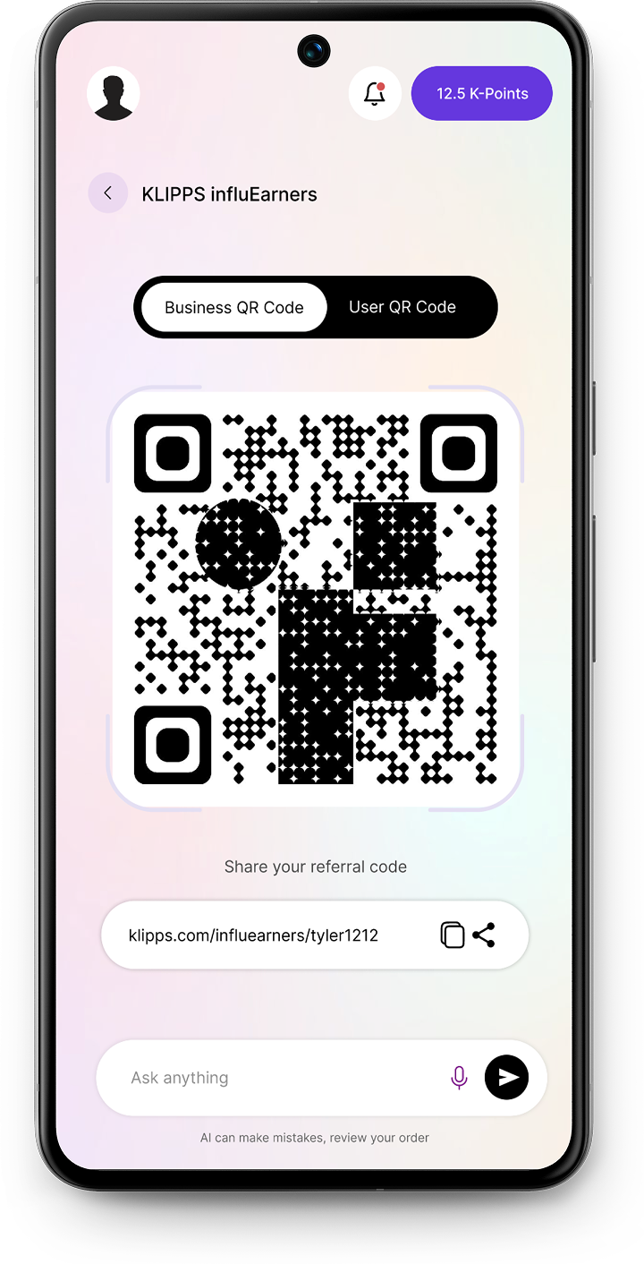 KLIPPS App screenshot 1